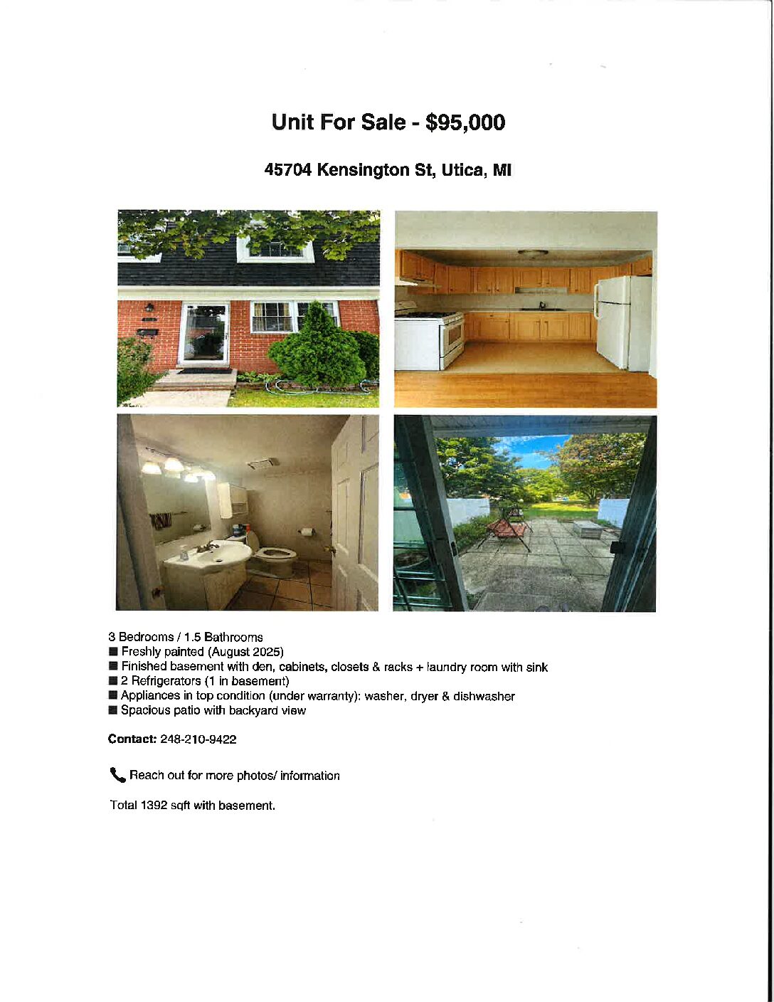 Unit 282 – 45704 Kensington St.